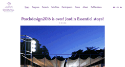 Desktop Screenshot of parckdesign.be